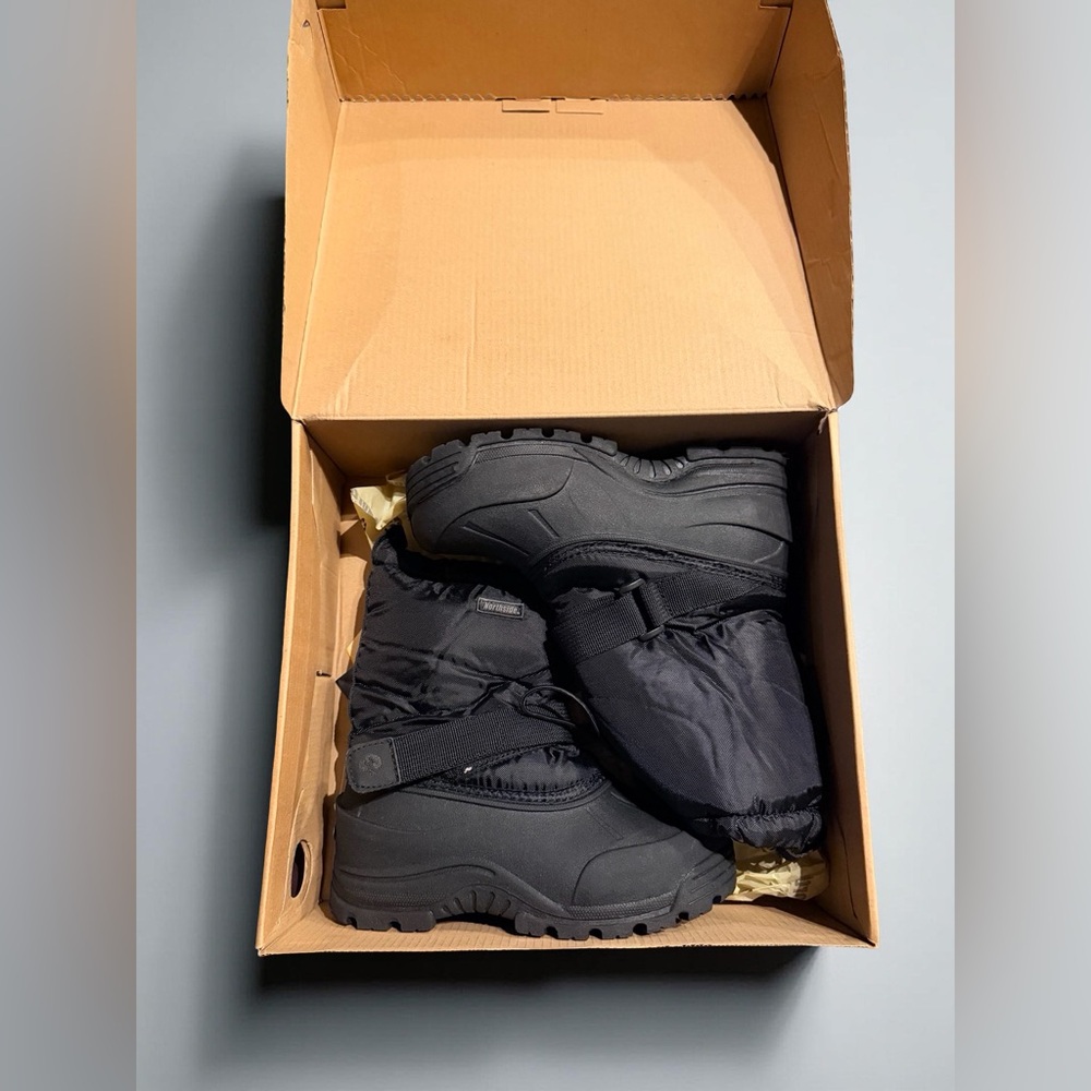 Northside Black Kids Winter Boots